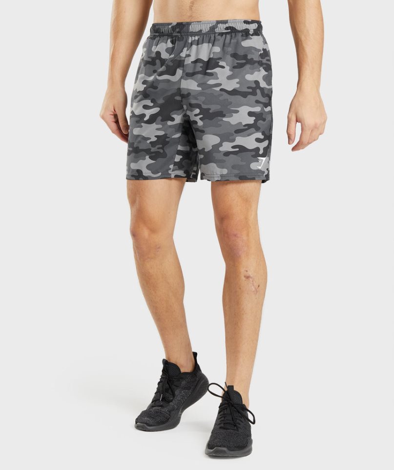 Men\'s Gymshark Arrival Shorts Camo | CA 076DNA